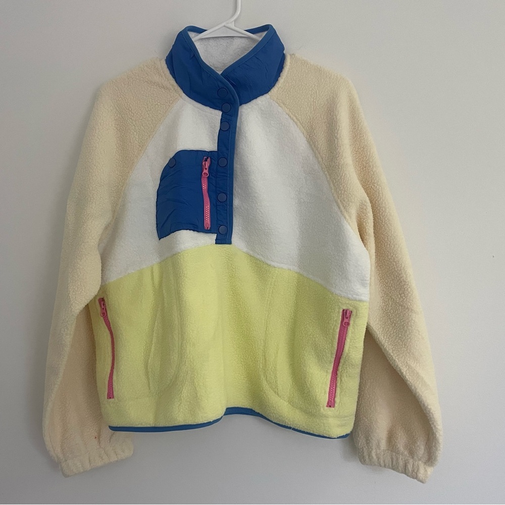 Colorblock Teddy Jacket - Picture 3 of 5